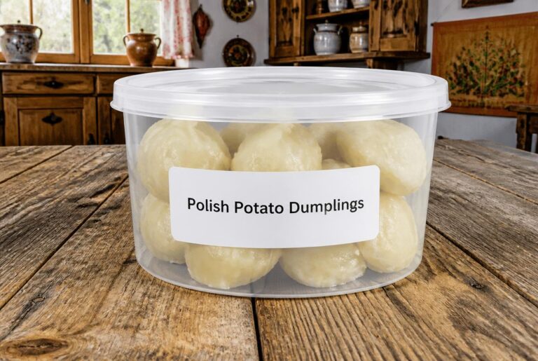 Polish Potato Dumplings Class Storage