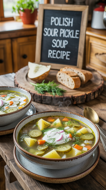 Polish Sour Pickle Soup Recipe
