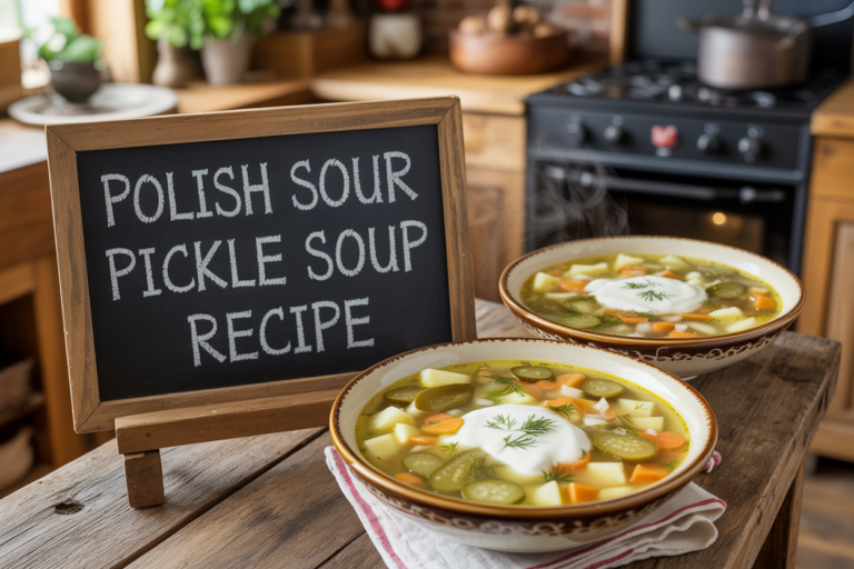 Polish Sour Pickle Soup Recipe