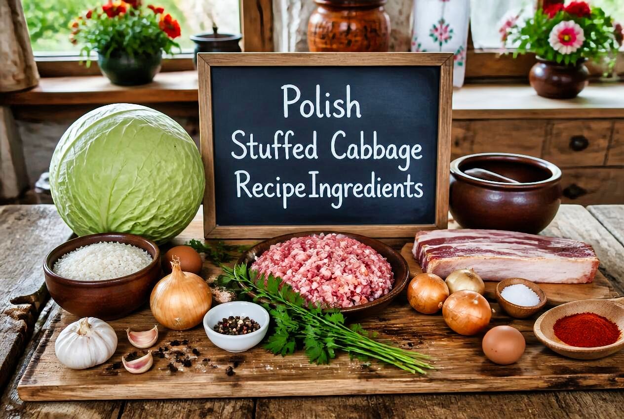 Polish Stuffed Cabbage Recipe Ingredients
