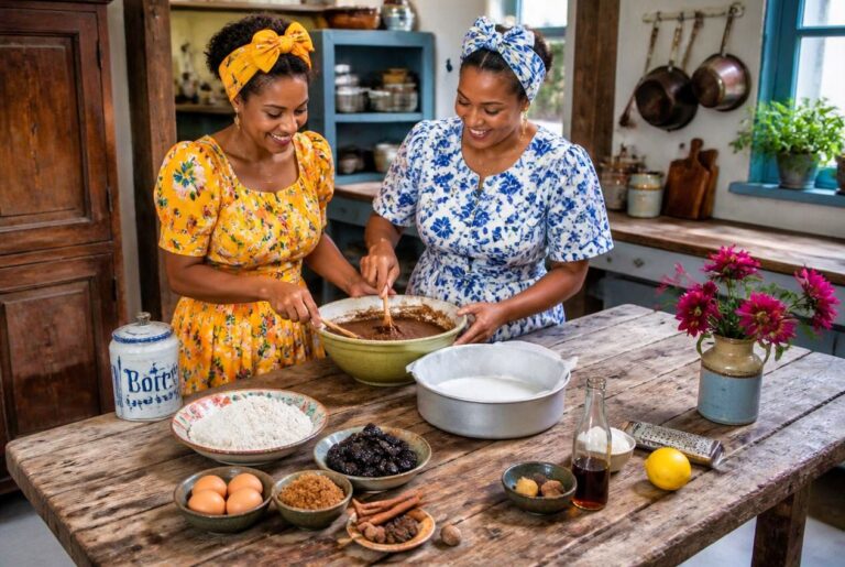 Prune Cake Recipe from Curaçao Cooking TIps