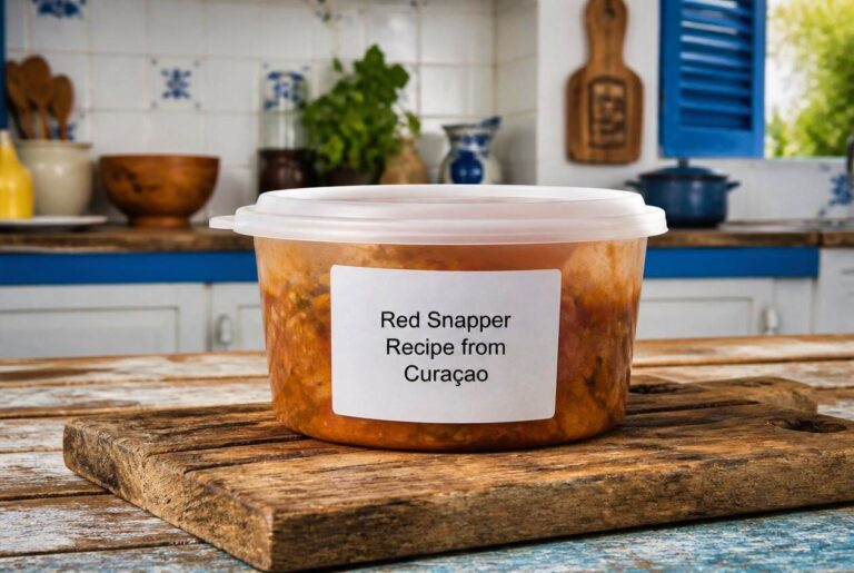 Red Snapper Recipe from Curaçao Storage Tips