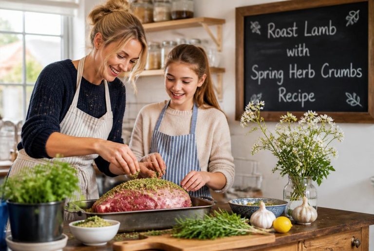 Roast Lamb with Spring Herb Crumbs Recipe Cooking Tips