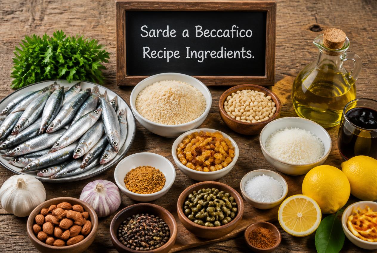Sarde a Beccafico Recipe Ingredients