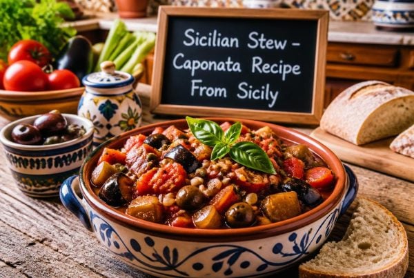 Sicilian Stew - Caponata Recipe From Sicily