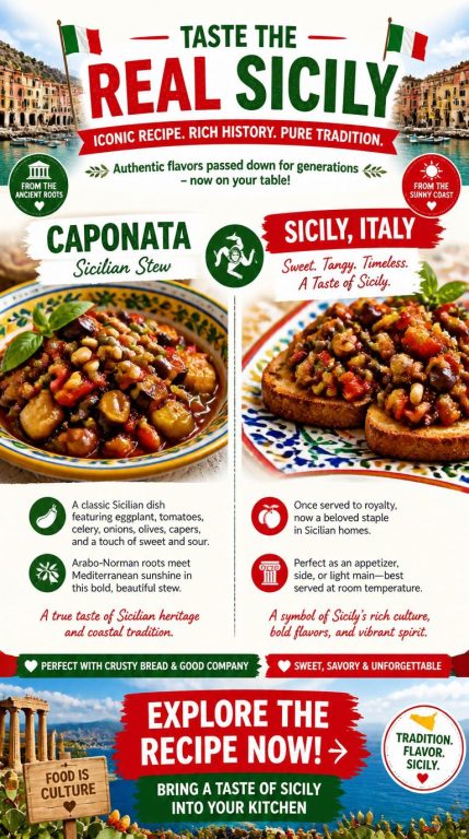 Sicilian Stew - Caponata Recipe From Sicily