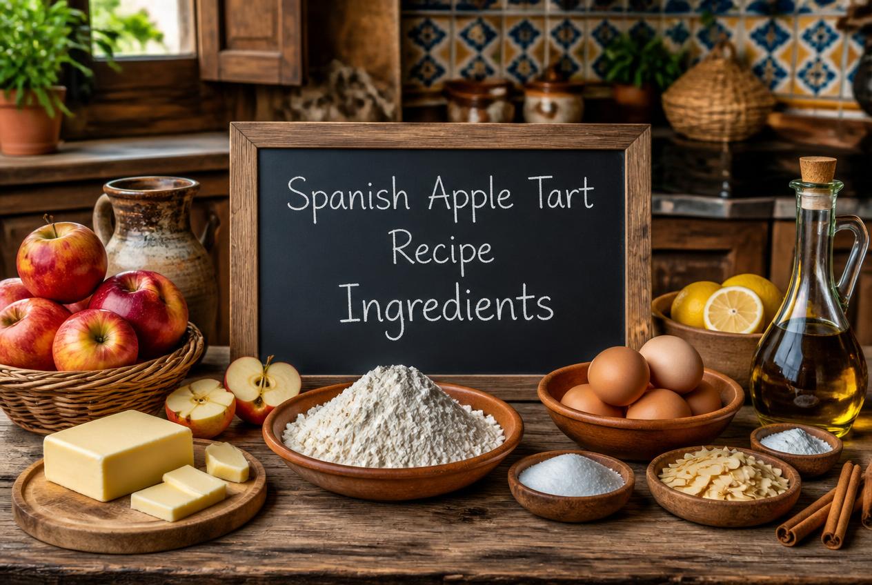 Spanish Apple Tart Ingredients