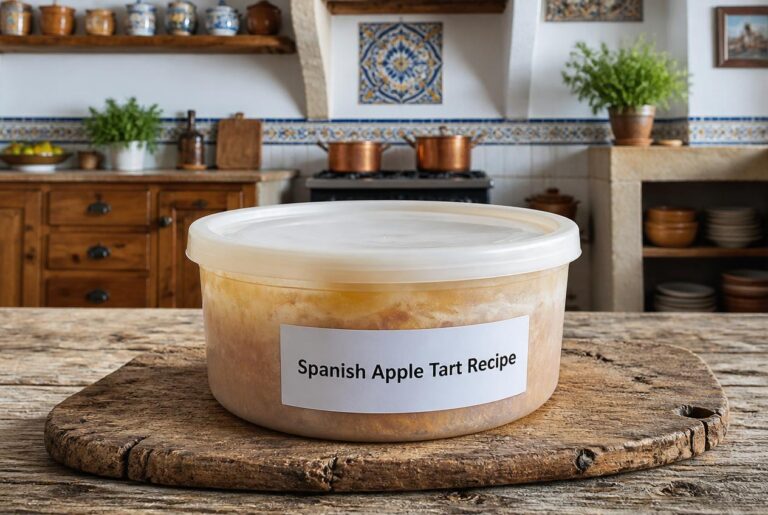 Spanish Apple Tart Storage TIps