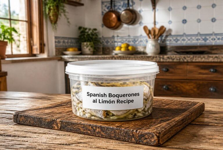 Spanish Boquerones al Limón Recipe Storage Tips