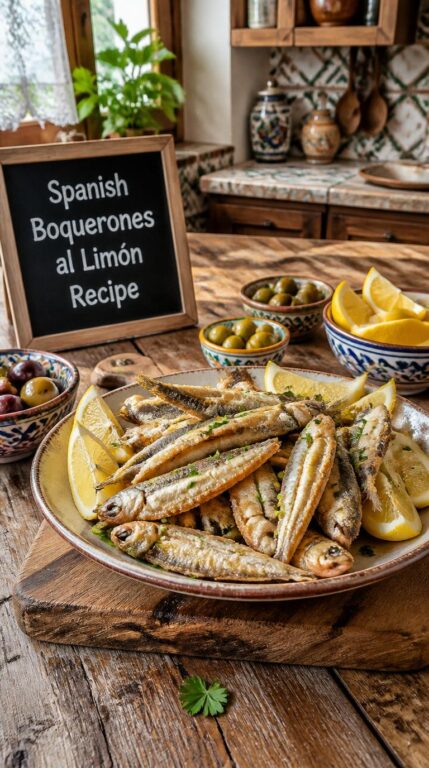 Spanish Boquerones al Limón Recipe