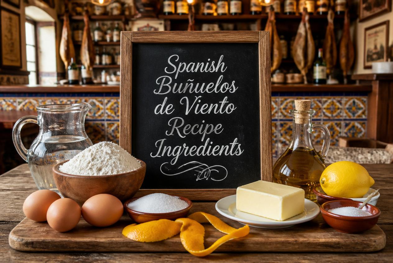 Spanish Buñuelos de Viento Recipe Ingredients