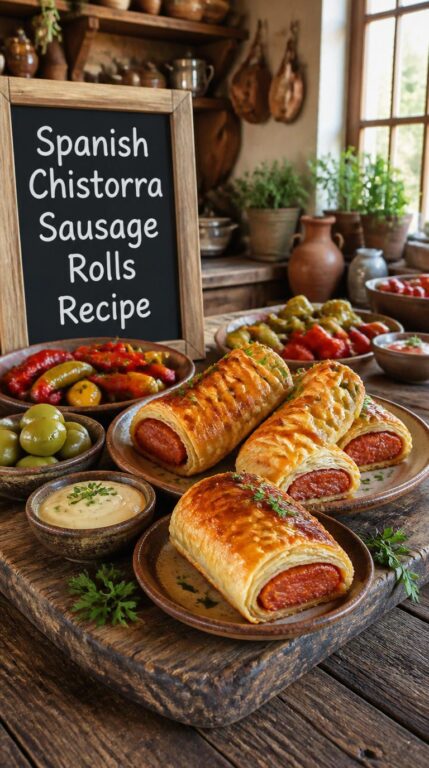 Spanish Chistorra Sausage Rolls Recipe