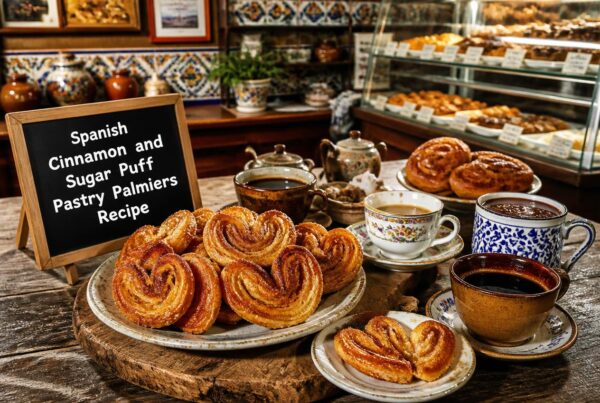 Spanish Cinnamon and Sugar Puff Pastry Palmiers Recipe