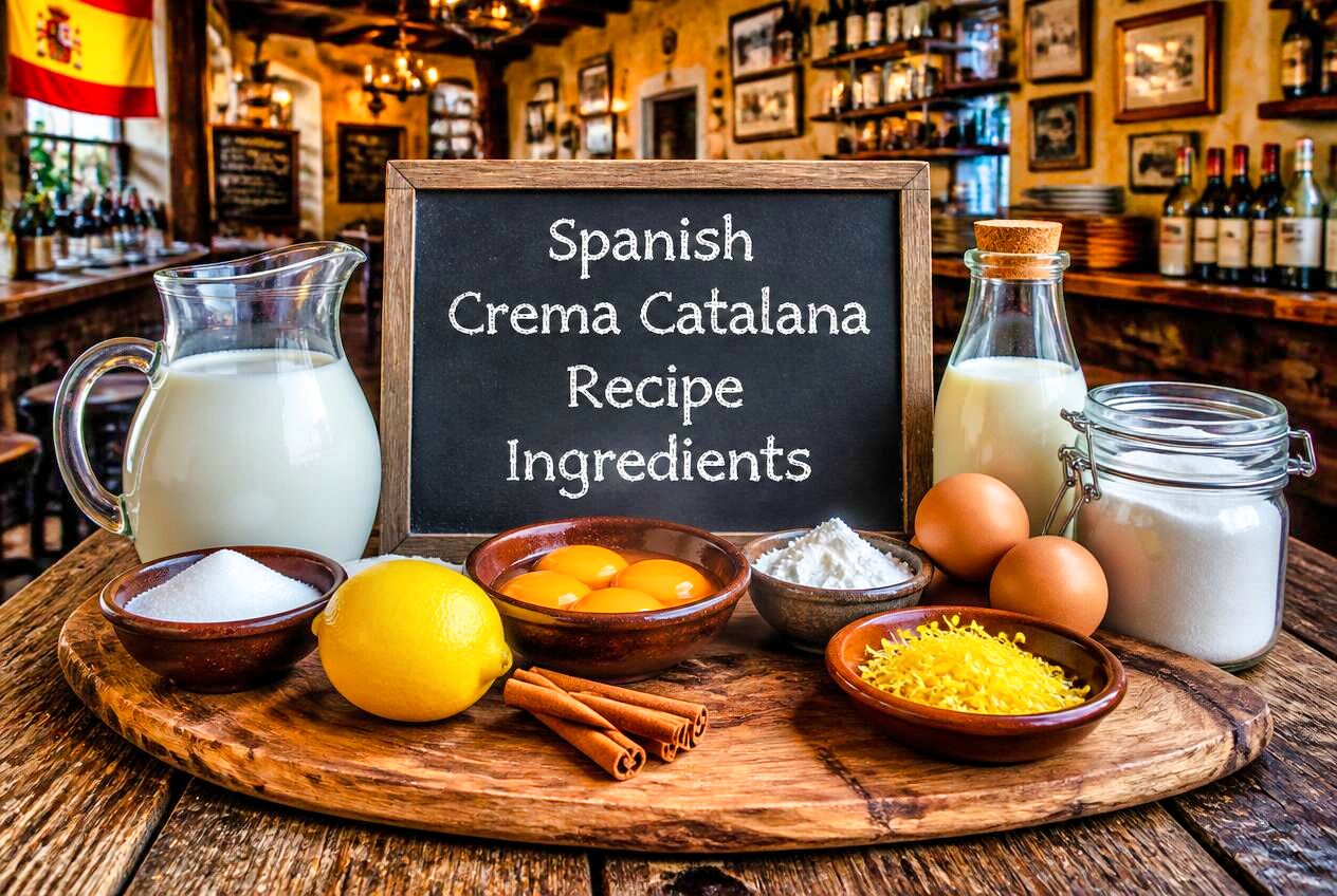 Spanish Crema Catalana Recipe Ingredients