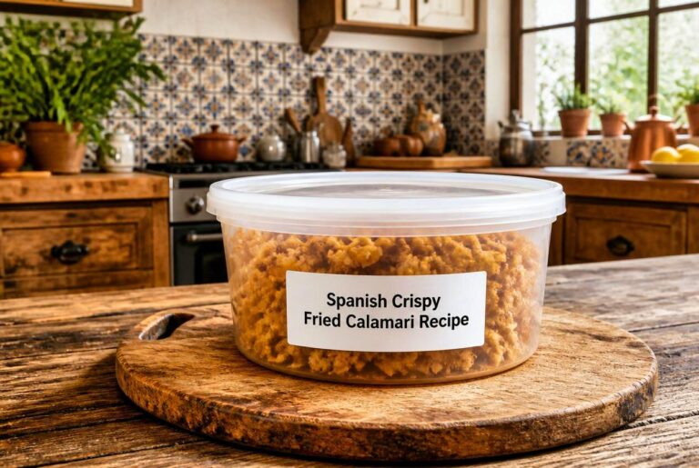 Spanish Crispy Fried Calamari Recipe Storage Tips