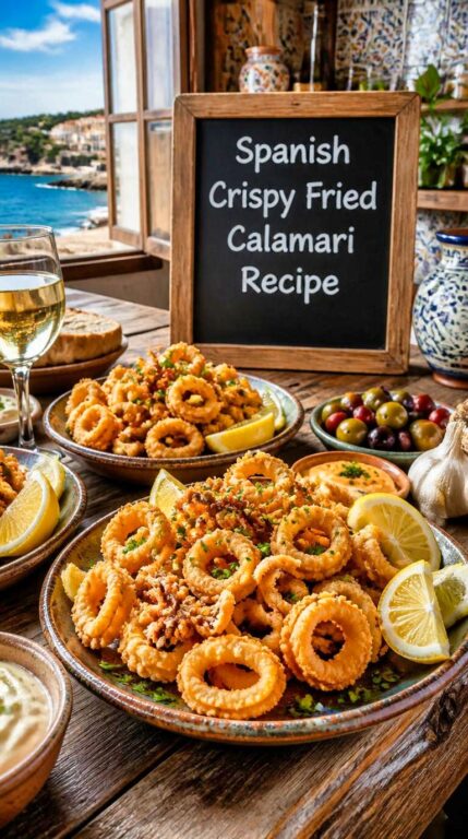 Spanish Crispy Fried Calamari Recipe