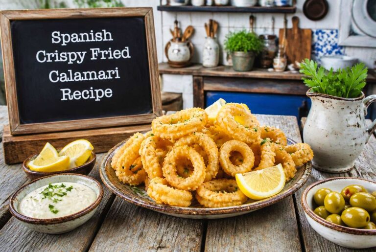 Spanish Crispy Fried Calamari Recipe