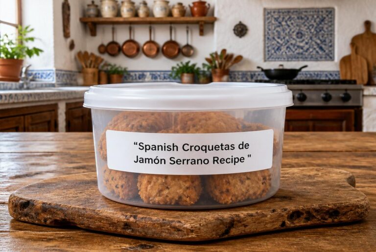Spanish Croquetas de Jamón Serrano Recipe Storage Tips