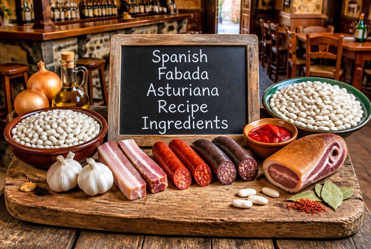Spanish Fabada Asturiana Recipe Ingredients