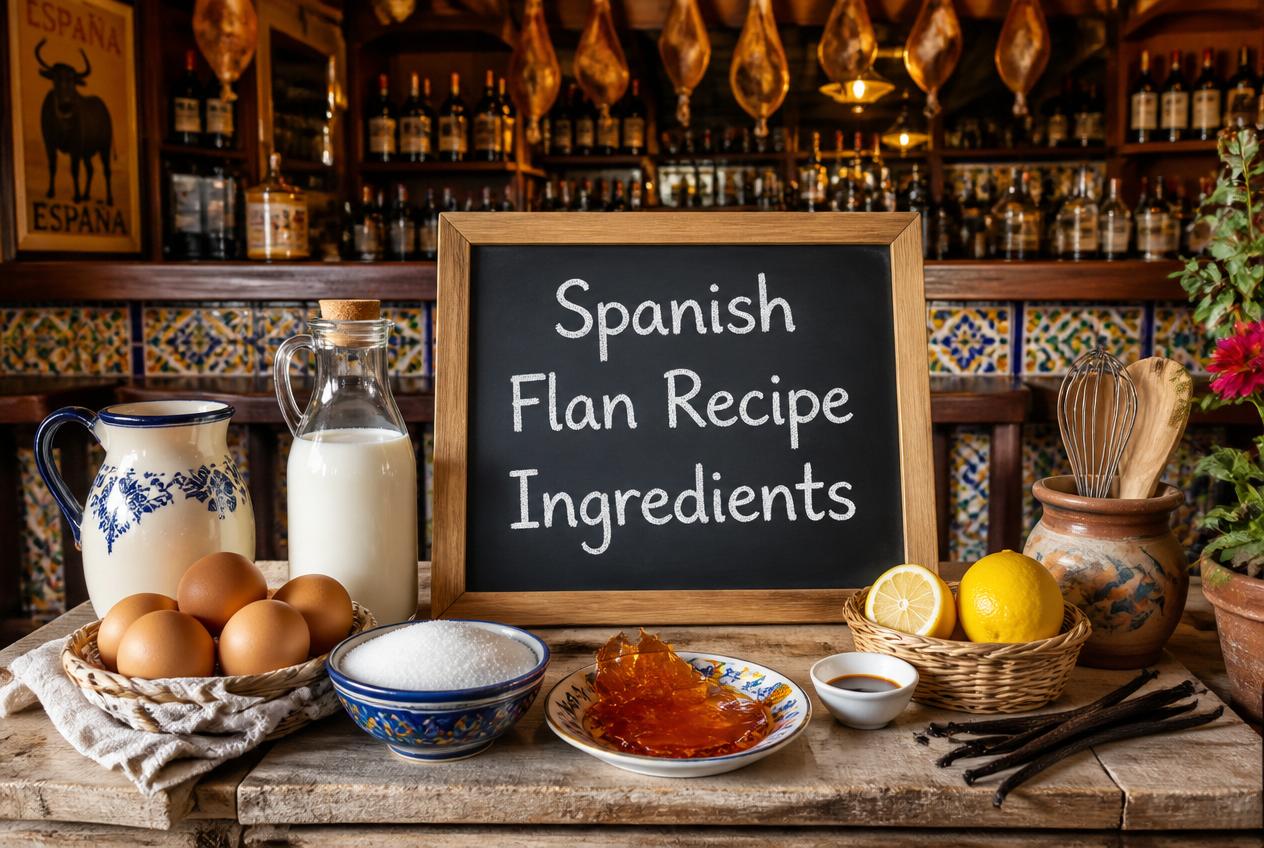 Spanish Flan Recipe Ingredients