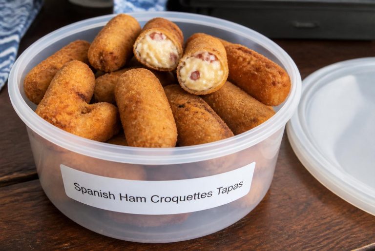 Spanish Ham Croquettes Tapas Recipes - Storage