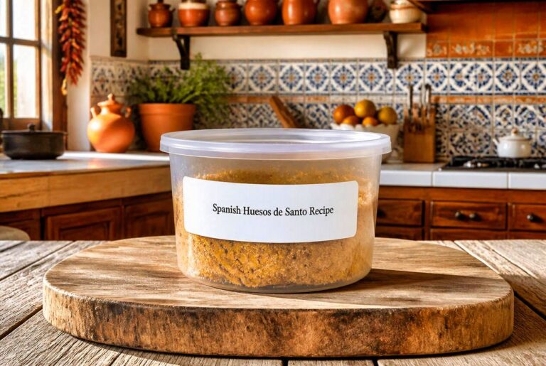 Spanish Huesos de Santo Recipe Storage Tips