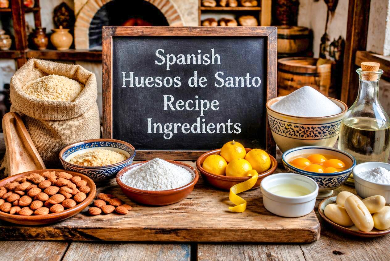 Spanish Huesos de Santo Recipe Ingredients