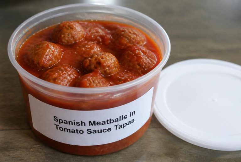 Spanish Meatballs in Tomato Sauce Tapas Recipes - Storage