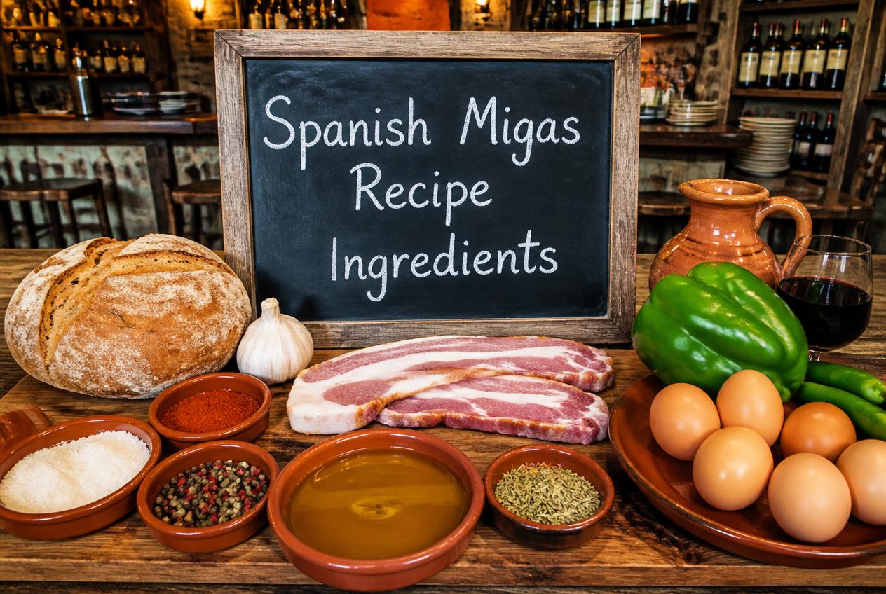 Spanish Migas Recipe Ingredients