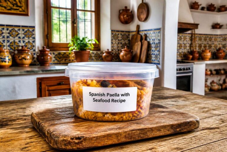 Spanish Paella with Seafood Recipe Storage Tips