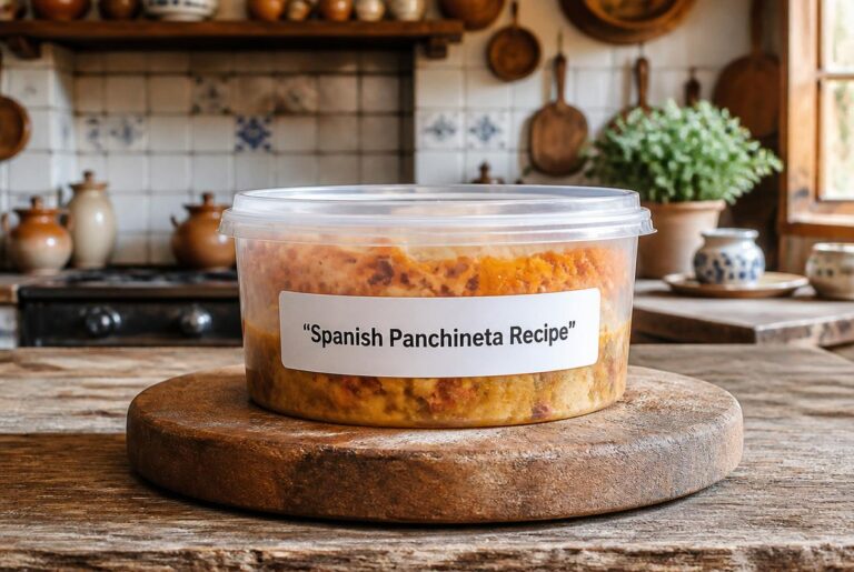Spanish Panchineta Recipe Storage Tips