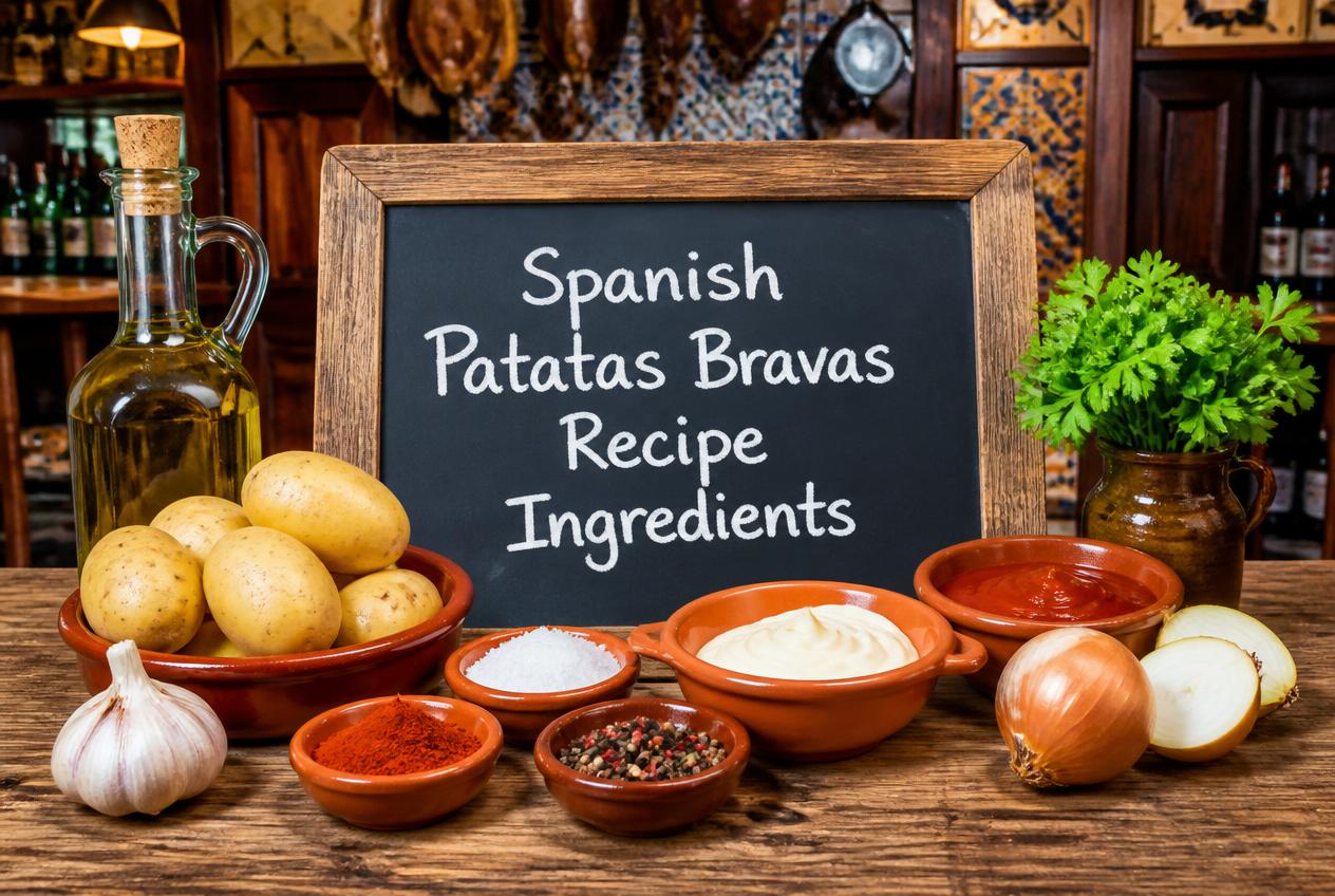Spanish Patatas Bravas Recipe Ingredients