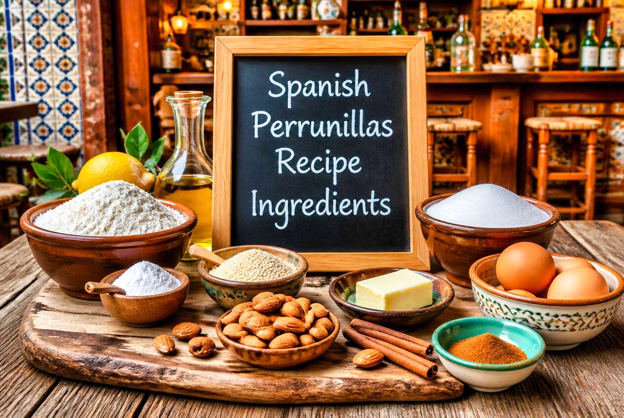 Spanish Perrunillas Recipe Ingredients