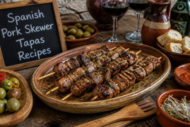 Spanish Pork Skewer Tapas Recipes