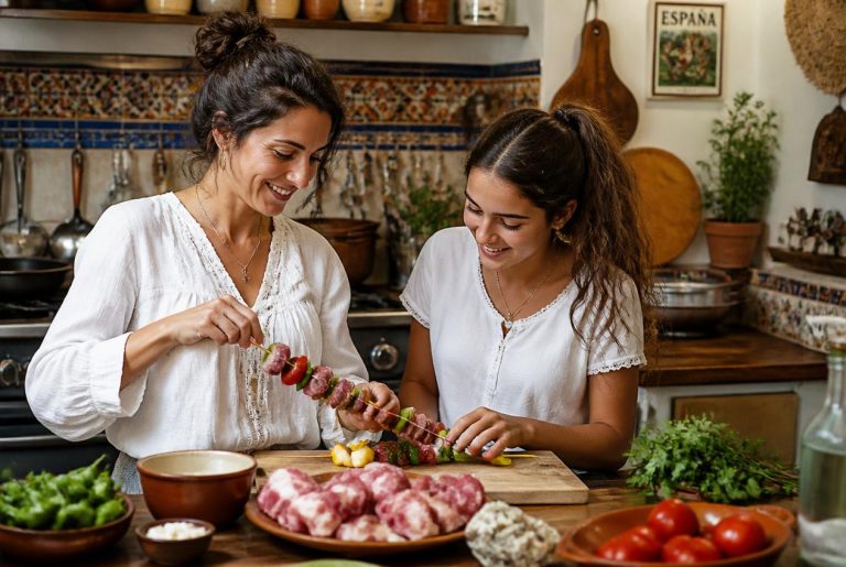 Spanish Pork Skewer Tapas Recipes - Prep