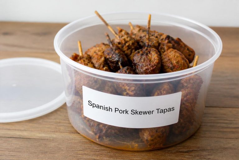 Spanish Pork Skewer Tapas Recipes - Storage