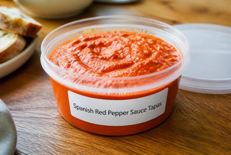 Spanish Red Pepper Sauce Tapas Recipes - Storage