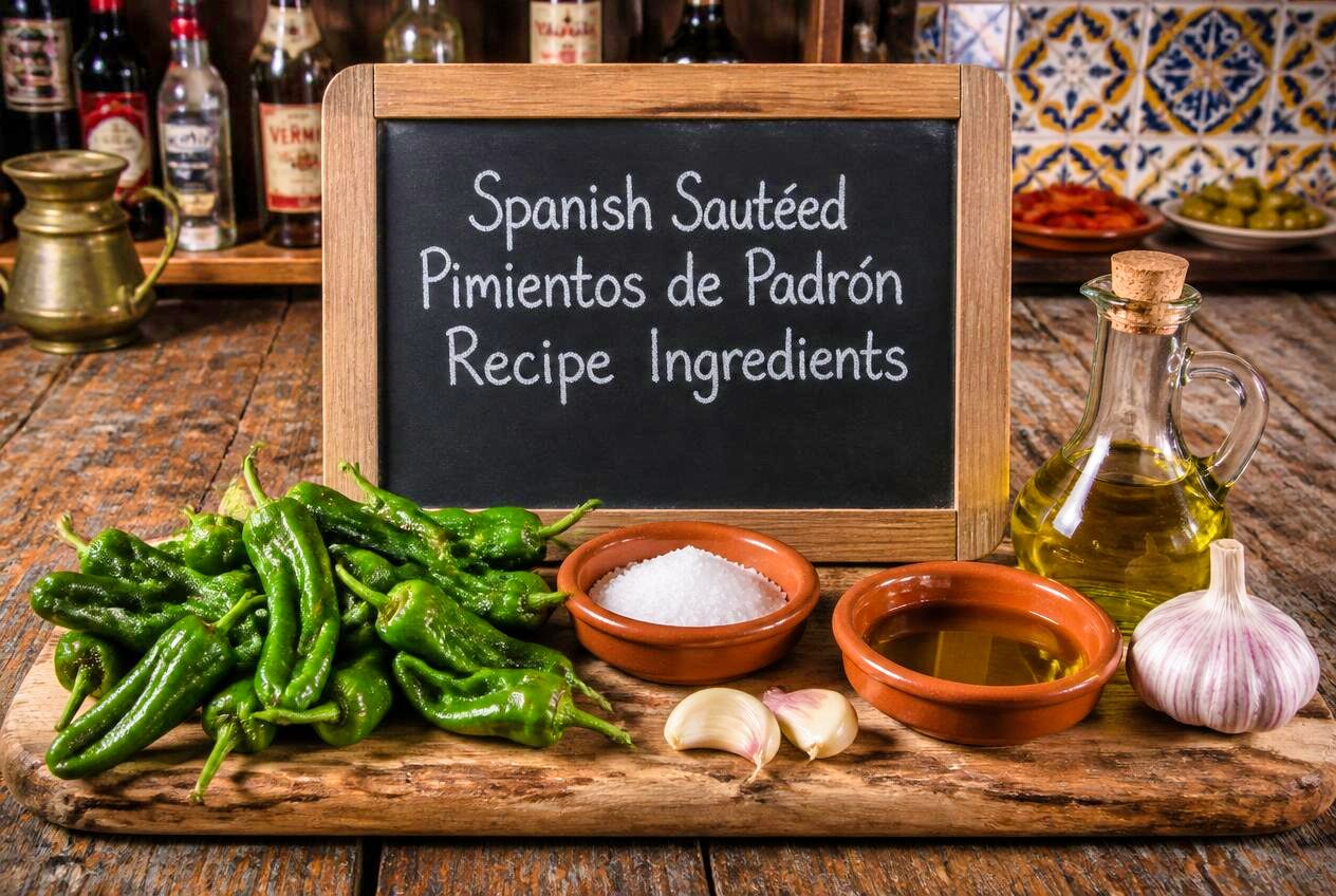 Spanish Sautéed Pimientos de Padrón Recipe Ingredients