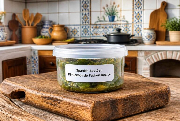 Spanish Sautéed Pimientos de Padrón Recipe Storage Tips