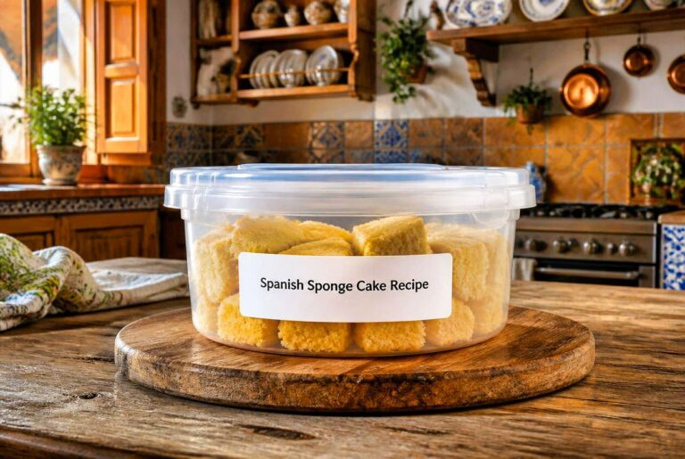 Spanish Sponge Cake Recipe Storage Tips