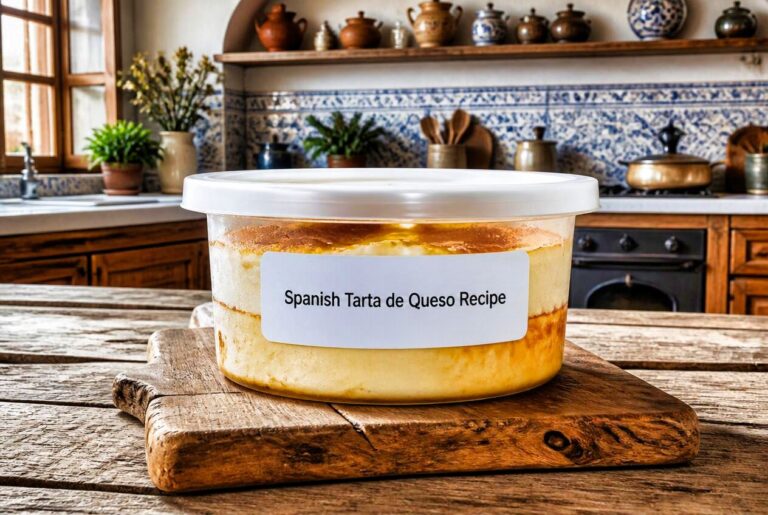 Spanish Tarta de Queso Recipe Storage Tips