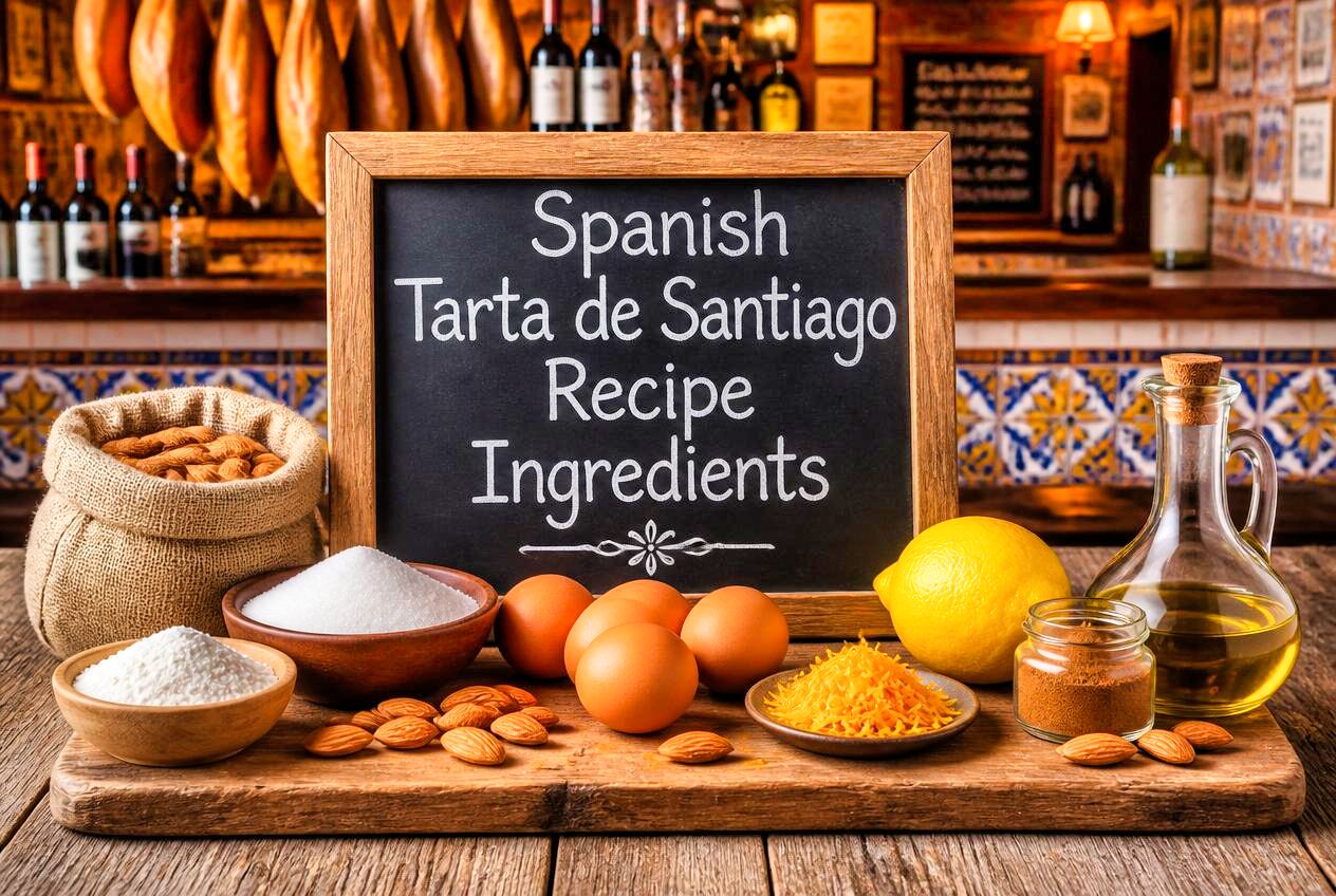 Spanish Tarta de Santiago Recipe Ingredients