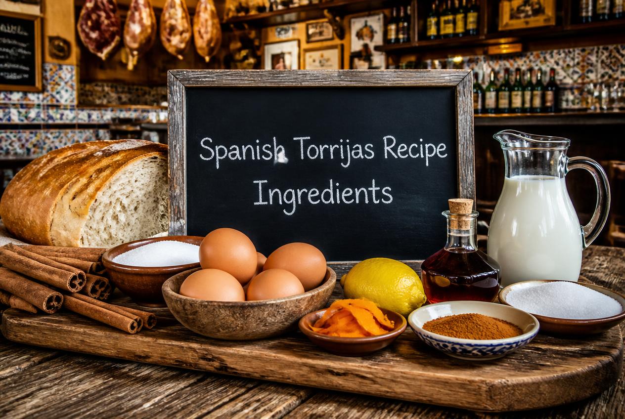 Spanish Torrijas Recipe Ingredients