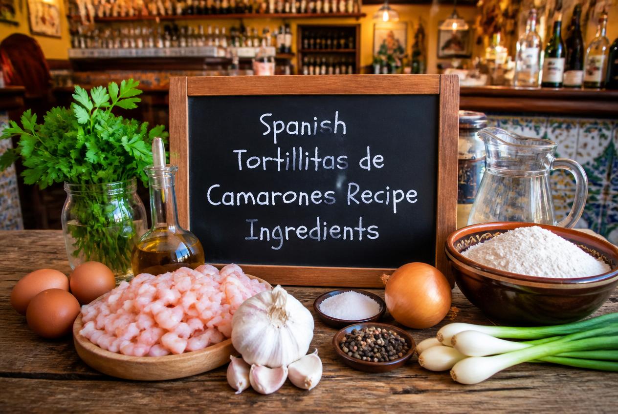 Spanish Tortillitas de Camarones Recipe Ingredients