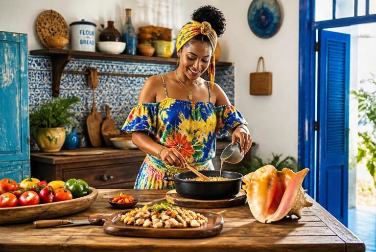 Stewed Conch Recipe from Curacao Cooking Class