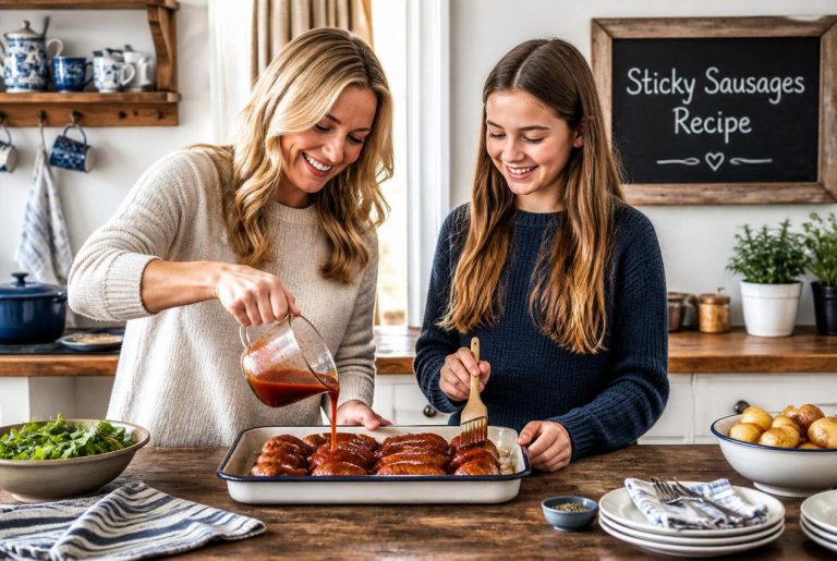 Sticky Sausages Recipe Cooking TIps