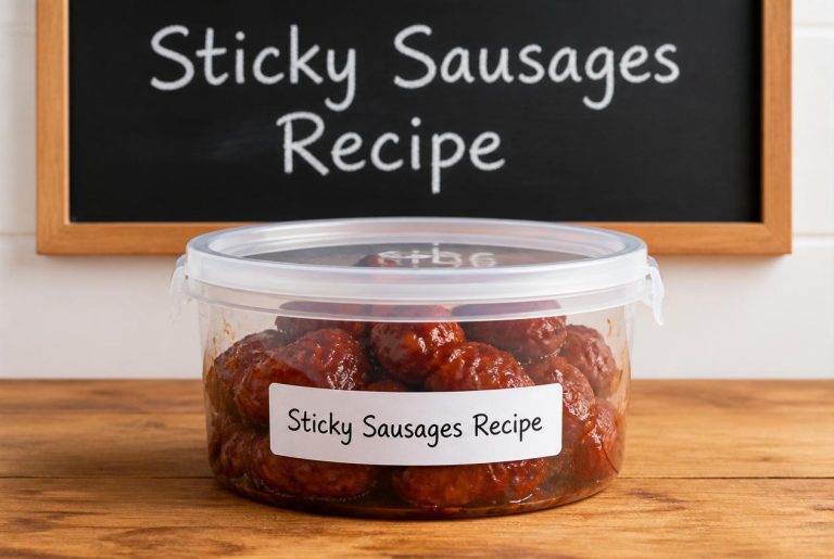 Sticky Sausages Recipe Storage Tips