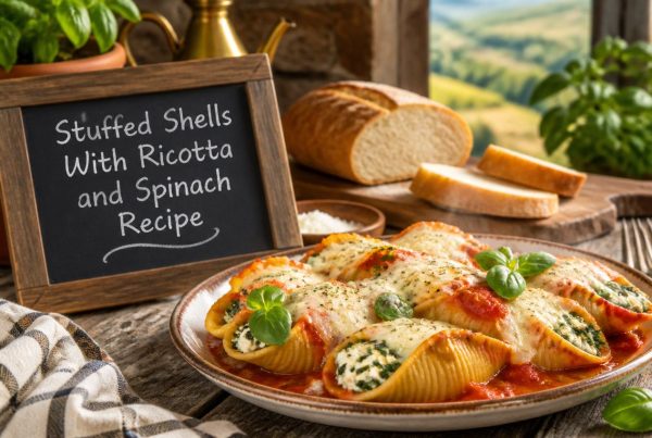 Stuffed Shells With Ricotta and Spinach Recipe