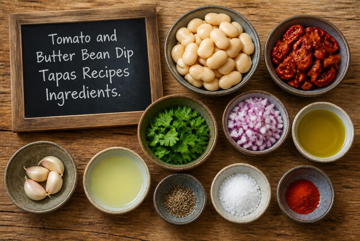 Tomato and Butter Bean Dip Tapas Recipes - Ingredients