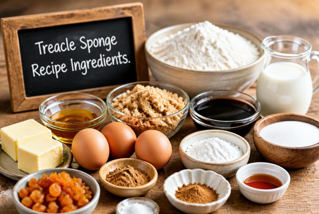 Treacle Sponge Recipe Ingredients